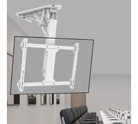 Supporto da soffitto motorizzato per TV elettrica, staffa di regolazione dell'angolo da 0 a 85°, per TV da 32 a 70 pollici, capacità di carico 45 kg, VESA max 600 x 400 mm