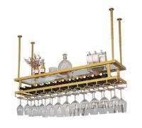 Supporto Da Soffitto Per Bottiglie 60cm 100cm 200cm Porta Calici Scaffale | Sospeso Vino Porta Bicchiere, Scaffale Di Esposizione Di Stoccaggio Del Vino