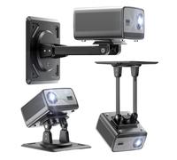Supporto da soffitto per proiettore 3 in 1 da soffitto, girevole a 360°, supporto da parete per proiettore