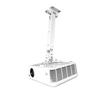 Supporto da soffitto per proiettore Optoma X400LVe, X309ST, X309ST, UHZ66, progettato per dispositivi specifici, fissaggio preciso per installazioni scolastiche (per Optoma X400LVe, X309ST, X309ST