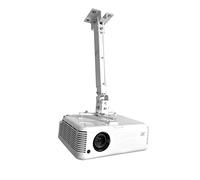 Supporto da soffitto per proiettore Optoma ZH430UST, HZ146X-W, ZH350, ZH350ST, per montaggio a soffitto, predisposto per applicazioni home theater (per Optoma ZH430UST, HZ146X-W, ZH350, ZH350ST)