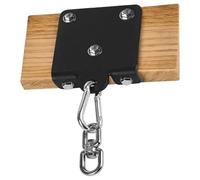 Supporto da soffitto per sacco pesante, gancio da soffitto per sacco da boxe, supporto in metallo per sacchi da boxe con gancio rotante, facile installazione per allenamento interno ed esterno