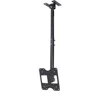 Supporto da soffitto per TV a schermo piatto LCD da 1532 pollici, regolabile, girevole e inclinabile, universale, facile installazione, design salvaspazio