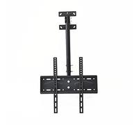 Supporto da soffitto per TV da 32" a 55", palo regolabile in altezza, adatto per soffitti piatti o a volta, installazione sicura e facile, opzioni di visualizzazione versatili