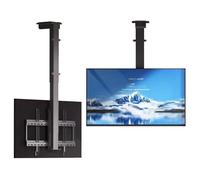 Supporto da soffitto per TV elettrica, dispositivo di sollevamento a soffitto con telecomando, regolabile in altezza, supporto per monitor a 360° a sinistra e a destra, adatto per TV da 32 a 75
