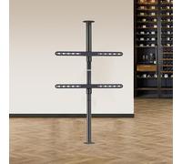 Supporto Da Soffitto Per TV Orientabile Con Inclinazione Regolabile - TV LCD Telaio Girevole A 360 Gradi Supporto Da Pavimento Staffa Girevole(85-110cm)