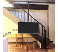 Supporto Da Soffitto Per TV Orientabile Con Inclinazione Regolabile - TV LCD Telaio Girevole A 360 Gradi Supporto Da Pavimento Staffa Girevole(60-85cm)