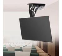 Supporto Da Soffitto Per TV - Sollevatore TV A Scomparsa Per TVs Da 32-70 Pollici, Sollevamento Automatico, Inclinazione 0-85°, Gancio Elettrico Retrattile Per Schermo