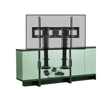 Supporto Da Soffitto Per TV, Supporto Per Monitor Regolabile In Altezza, Corsa Di Sollevamento A Doppio Motore 150 Cm, Capacità Di Carico 130 Kg, Adatto Per TV Da 55-120 Pollici(1055-2255mm)