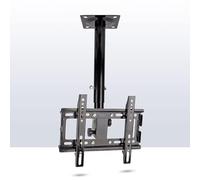 Supporto Da Soffitto Per TV - Supporto Telescopico Da Soffitto Per TV Da 32-55 Pollici, Altezza Regolabile A Piacere, Portata Fino A 50 Kg, Sollevatore Da Soffitto In Acciaio Inox