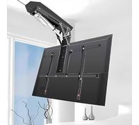 Supporto Da Soffitto Per TV, Supporto TV Da Soffitto, Sollevatore Elettrico Per Schermo Retrattile, Supporto TV Da Parete Con Telecomando, Supporto Da Soffitto Pieghevole(50-75 inchTV)