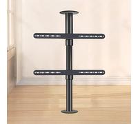 Supporto da soffitto regolabile inclinabile e girevole per schermi da 32 a 75 pollici, staffa girevole a 360 gradi per display LCD LED, resistente supporto TV con asta da 135 cm