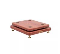Supporto da studio per altoparlante, base del vassoio dell'altoparlante, piastra antiurto, supporto per subwoofer audio da terra, partizione host, assorbimento degli urti, speaker stand (25 x 35 x 8