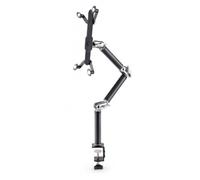 Supporto da tavolo a collo di cigno supporto braccio a 3 snodi per tablet nero