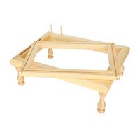 Supporto da Tavolo in Legno per Ricamo a Punto, Veli da Cucito Fai da Te per la Scrivania, Cucito all'uncinetto con Supporto in Legno Anteriore e Posteriore, Ricamo per Cucito a