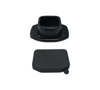 Supporto da tavolo in silicone e copertura dello schermo per Insta360 Luna Ultra-antiscivolo Base, porta di ricarica accessibile, a prova di polvere (Set nero)