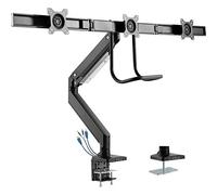 Supporto da tavolo InLine con Lifter e USB 3.0, mobile, per 3 monitor fino a 69 cm (27"), max. 3 x 6 kg