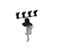 Supporto da tavolo per 4 aerografi in linea con morsetto BD15B