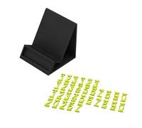 Supporto da tavolo per console ANBERNIC RG, supporto verticale antiscivolo PL con blocchi data, accessorio da gioco grigio 8 x 8 x 8 cm (nero e verde)