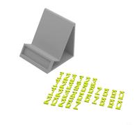 Supporto da tavolo per console ANBERNIC RG, supporto verticale antiscivolo PL con blocchi data, accessorio da gioco grigio 8 x 8 x 8 cm (grigio e verde)