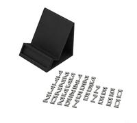 Supporto da tavolo per console ANBERNIC RG, supporto verticale in PL antiscivolo con blocchi data, accessorio da gioco grigio 8 x 8 x 8 cm (nero)