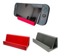 Supporto da tavolo per console Switch 2, base antiscivolo con cuscinetti in gomma, supporto da gioco stabile per NS2, accessorio durevole PLA+ Playstand (rosso)