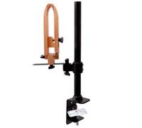 Supporto da Tavolo per Cucito Stand da Scrivania per Ricamo Telaio Morsa con Braccio Orizzontale Lungo in Legno E Metallo con Base a Morsetto per