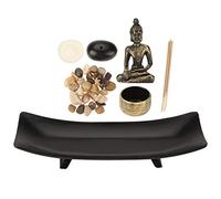 Supporto da tavolo per incensi, portaincenso decorativo con porta candele per statua di Buddha for meditazione casa e giardino