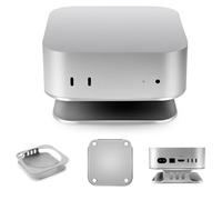 Supporto da tavolo per Mac mini, supporto da tavolo di raffreddamento per Mac Mini M4/M4 Pro 2024, supporto in alluminio per dissipazione del calore