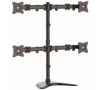 StarTech.com Supporto Articolabile VESA per 4 Montor - Stand Schermi fino a 27" [ARMBARQUAD]