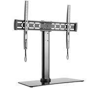 SUPPORTO DA TAVOLO piede PER TV BRAVO STAND 1 STAFFA TV DA 32” A 55” CRISTALLO