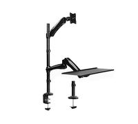 Maclean MC-681 Supporto per Monitor e Tastiera da Scrivania Completamente Regolabile