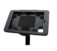 System-S Supporto da pavimento, 150 cm, 360°, con serratura per iPad Mini 6 (2021), colore: nero