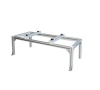 Supporto da terra a doppio strato a doppio strato AC - Staffe di montaggio universali per compressori, durevole L85 x W40 x H33 cm, resistente alle intemperie e supporto stabile