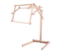 MARUSSIA 1367-001 EMS - Supporto da terra per ricamo, in legno, 25 x 32 cm, colore: Marrone