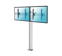 Supporto da Terra Kimex Avvitabile per 2 Schermi TV 43"-49" Altezza 175cm VESA 400x400 Max 50Kg