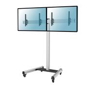 Supporto da Terra Kimex Inclinabile con Ruote per 2 TV 50"-55" Altezza 175cm VESA 600x400 Max. 50Kg