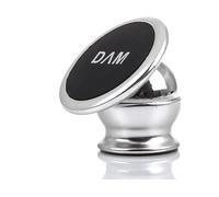 SUPPORTO DAM ELECTRONICS DMT207SILVER - Auto Universale, Rotazione 360°, Base Magnetica Adesiva