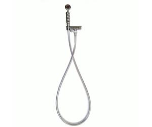 Supporto deccetta, Flessibile e Doccetta a mano Ricambio Originale per Docce ARKEMA compatibile con Tutti i Modelli con Lavapiedi cromo