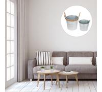 Supporto decorativo del fiore del secchio del fiore dell'annata 2pcs con la