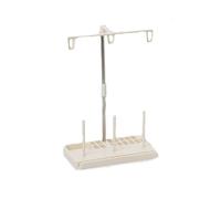 Supporto del Basamento Bobine Filo,Supporto per Rocchetto a Tre Coni Bobine Stand da Cucito in Plastica Supporto Base per 3 Rocchetti per Ricamo per Macchine da Cucire Domestiche
