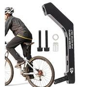 Supporto del gruppo freno da discoteca, adattatore morsetto per bicicletta | adattatore multifunzione per freni a disco | Easy - Utilizzo di adattatore nero, scatola di montaggio leggera per