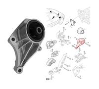 Supporto Del Motore Anteriore Per Opel Corsa C, Combo, Tigra, Meriva
