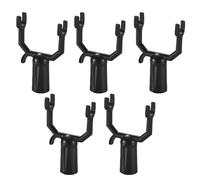 Supporto del ramo degli alberi - stampelle da 5 pezzi durevoli da 5 pezzi in metallo nero per il giardinaggio | Breple ad alberi riutilizzabili per sostenere alberi pendenti, piante da frutto, arbusti