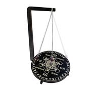 Supporto del supporto del pendolo - Scheda di orientamento del pendolo spirituale | Set di tabellone per divinazione del pendolo | Rifornimenti per strega metafisiche rituali per la meditazione Lavoro