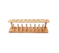Supporto del supporto del supporto della provetta di 8 fori, scaffale di legno della provetta del diametro del foro per la casa della scuola del laboratorio
