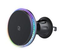 Supporto Del Telefono Dell'automobile 15W Di Ricarica Presa D'aria Montata Per 16 15 14 Stand Con Luce Forte Auto