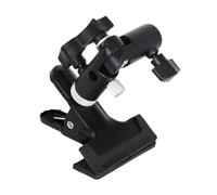 Supporto della clip del morsetto della staffa di montaggio del supporto della luce per lo studio fotografico con gli ombrelli riflettori 1/4 3/8 adattatore a vite morsetto clip