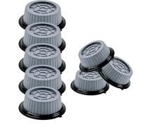 Supporto Della Lavatrice dei Cuscinetti Antivibrazione, Rumore Antiscivolo Che Annulla I Cuscinetti del Piede Della Lavatrice Antivibrazione(Gray,8 pac)