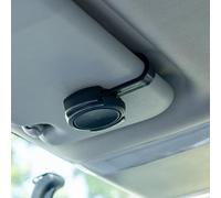 Supporto dell'aletta parasole dell'auto per CO-DRIVER NO2, 1 set, nero, compatibile con OOONO Co Driver No. 2, in plastica robusta, non stampato in 3D, copertura della clip del rilevatore autovelox